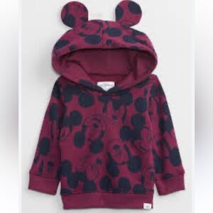 Matching set Mickey hoodie and joggers. NWT baby gap 0-3 months.
